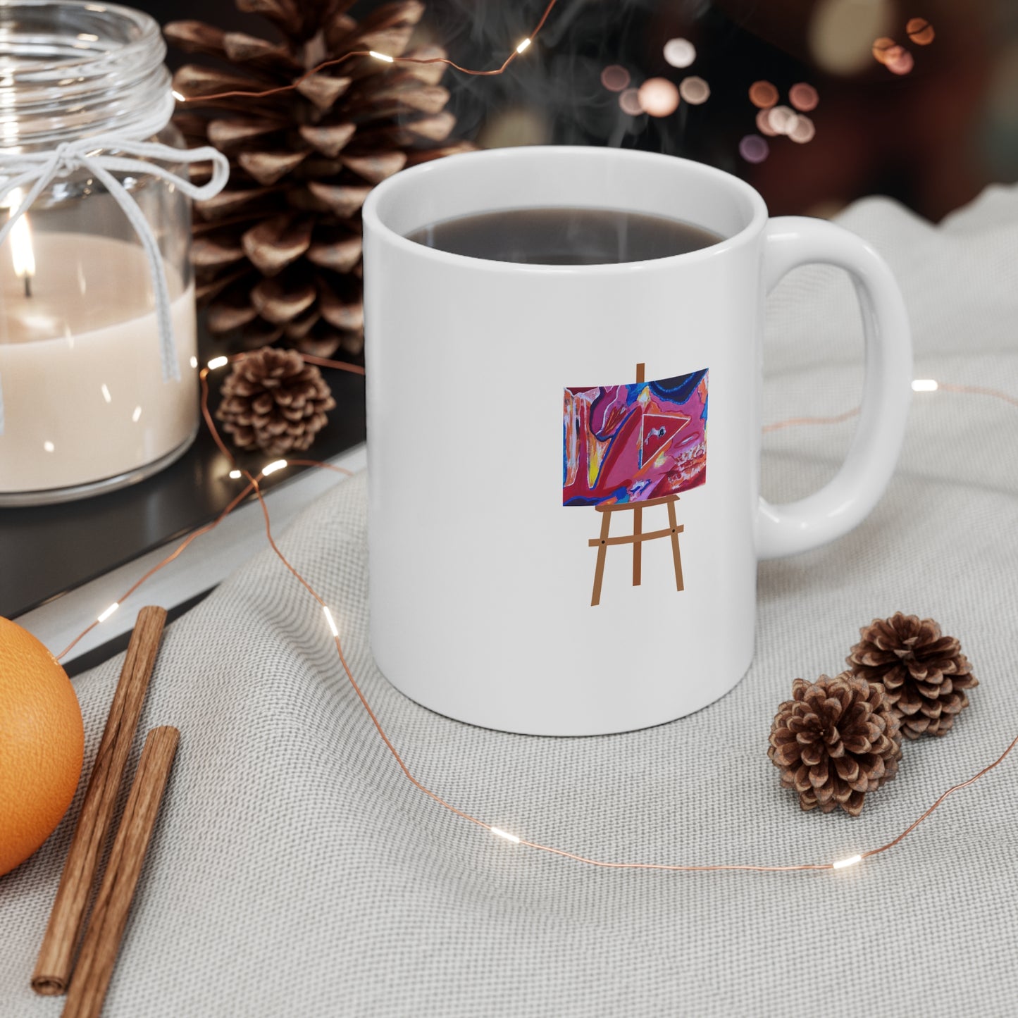 C U In Helsinki (Easel) 11oz White Mug