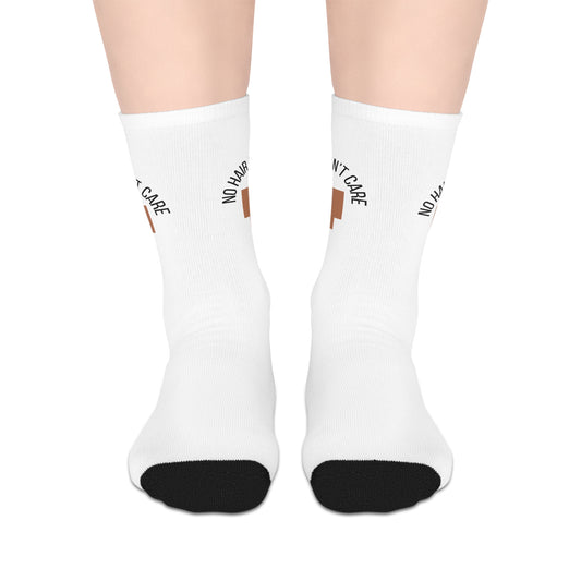No Hair Don't Care (2) Mid-length Socks