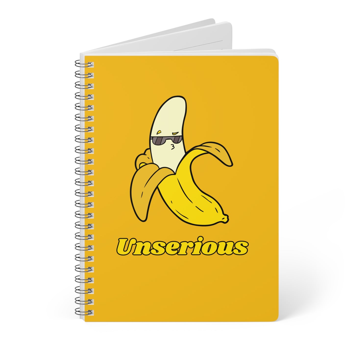 Unserious Wirobound Softcover Notebook, A5