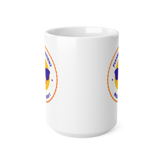 Please Be Patient, I Have Autism Ceramic Coffee Cup, 15oz