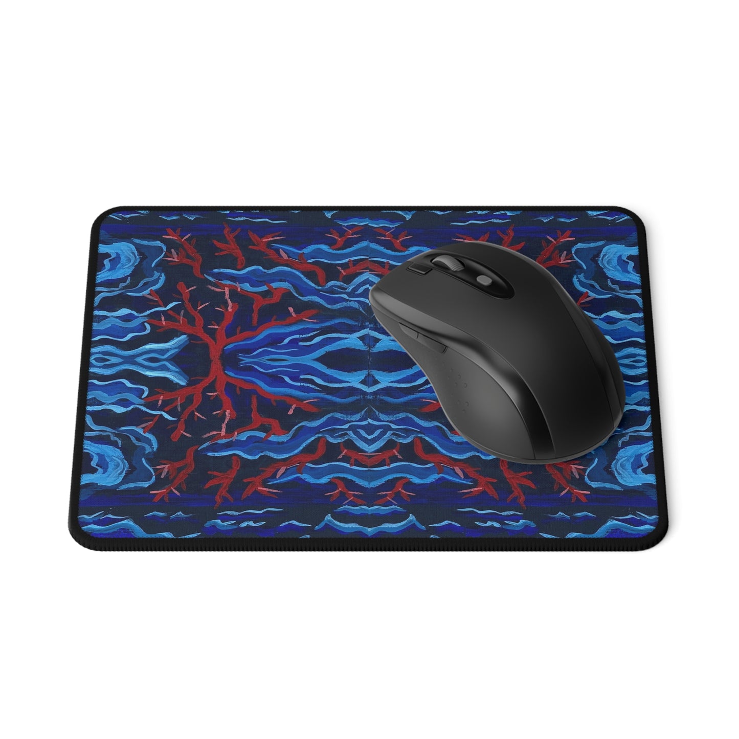 Red Scared Non-Slip Gaming Mouse Pad