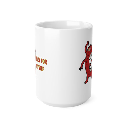 Crazy For Myself Ceramic Coffee Cup, 15oz