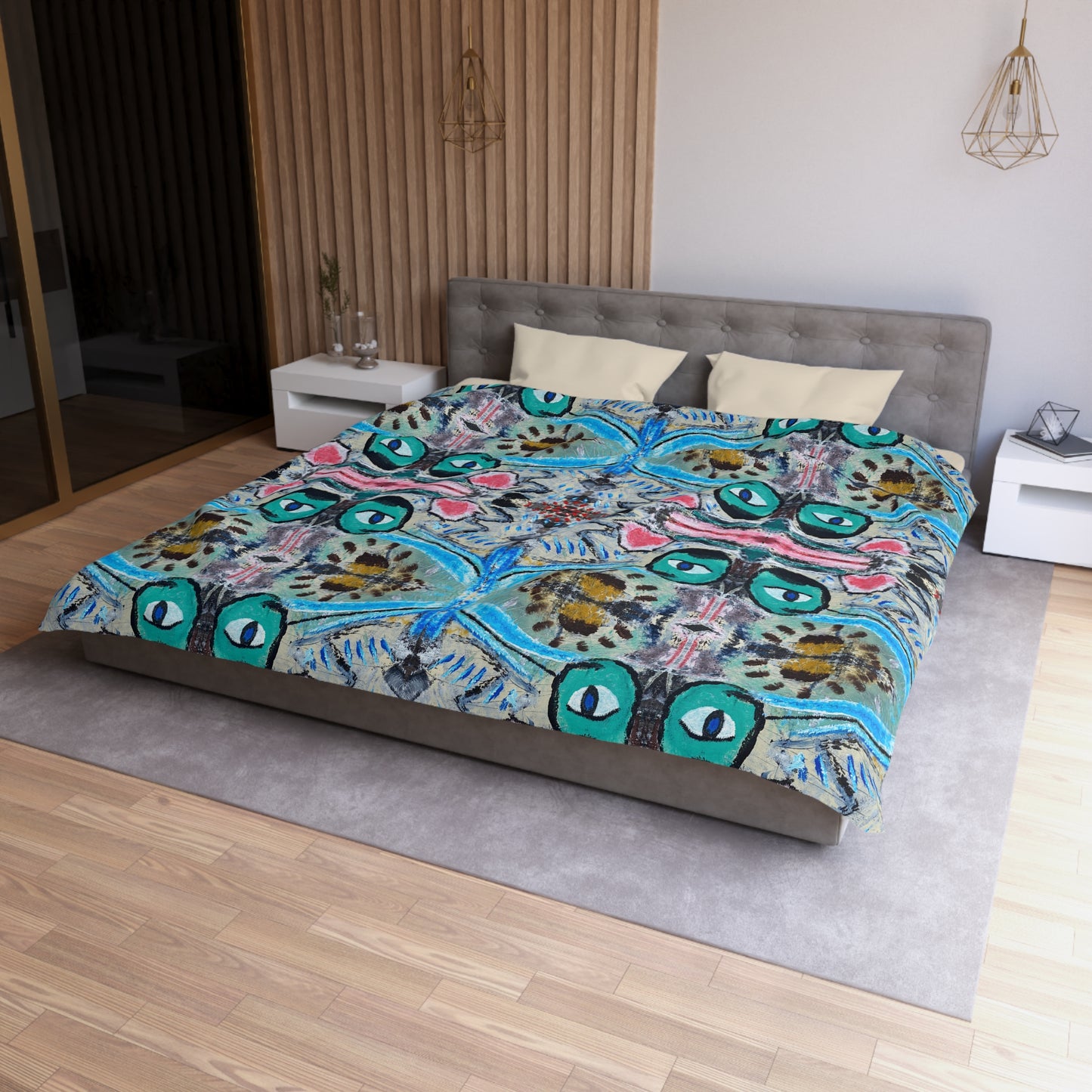 Heartscratcher Microfiber Duvet Cover