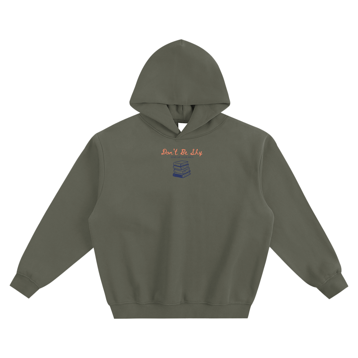 Don't Be Shy Send Me Your Arcs (Stack) Fleeced Boxy Hoodie