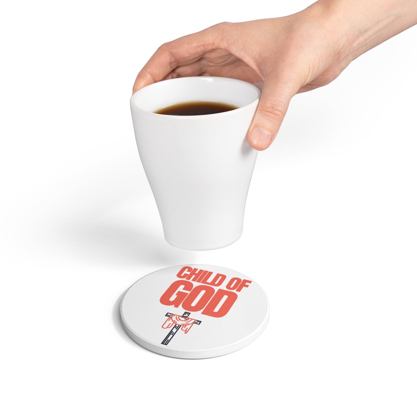 Child Of God (1) Ceramic Coaster