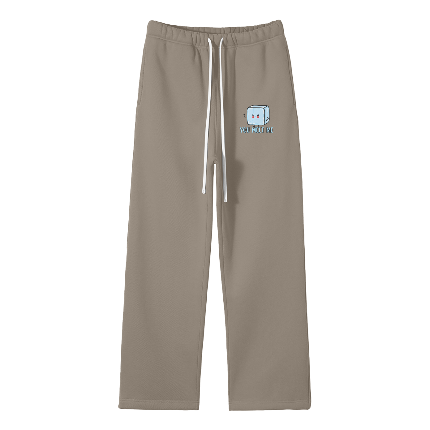 You Melt Me (Ice Cube) Streetwear Fleece Straight Leg Pants