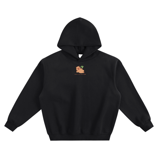 Book Buying Ban Fleeced Boxy Hoodie