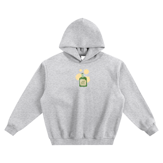Old Fart (Jar) Fleeced Boxy Hoodie