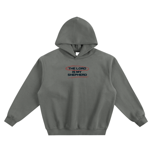 The Lord Is My Shepherd Fleeced Boxy Hoodie