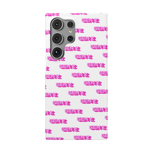 Gen Z Pink Snap Cases