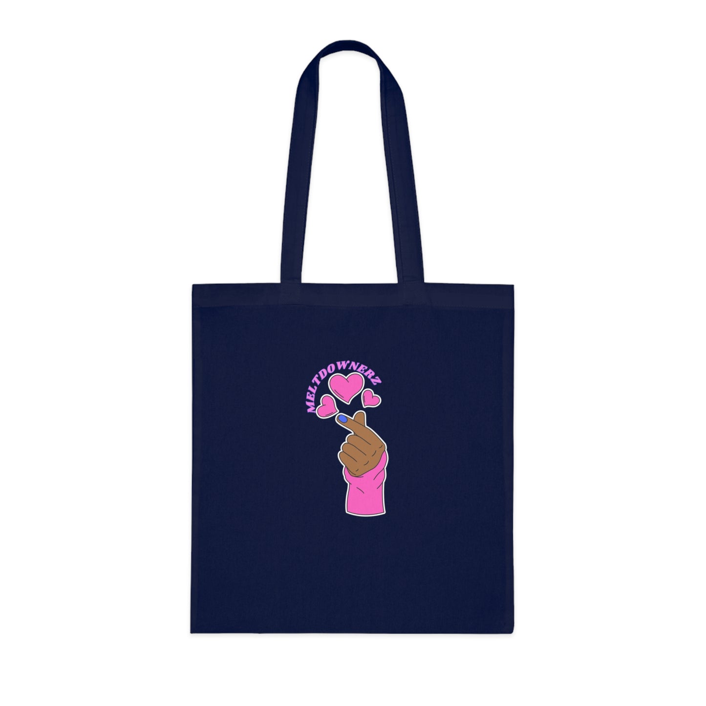 Meltdownerz Heart Pink Cotton Tote