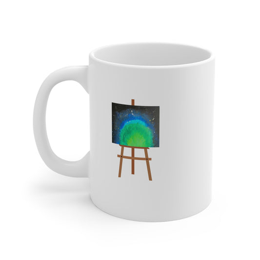 Still Big But Green (Easel) 11oz White Mug