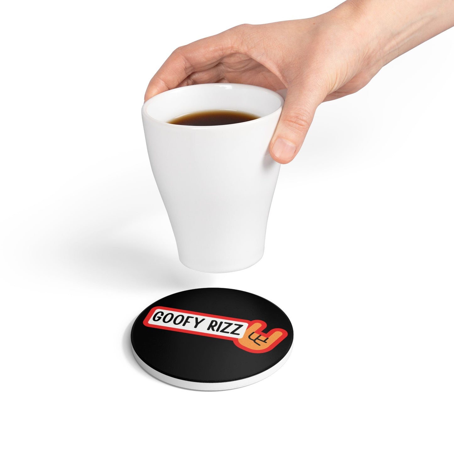 Goofy Rizz Ceramic Coaster