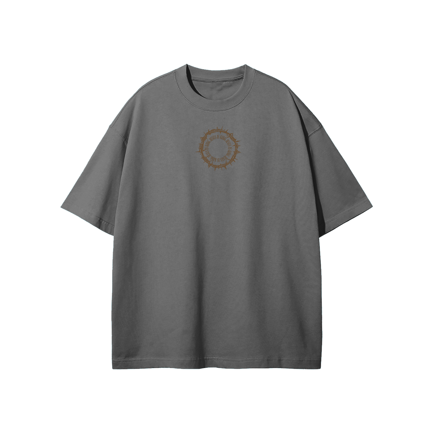 Jesus Is King (Thorns) Streetwear Heavyweight Loose Fit T-Shirt