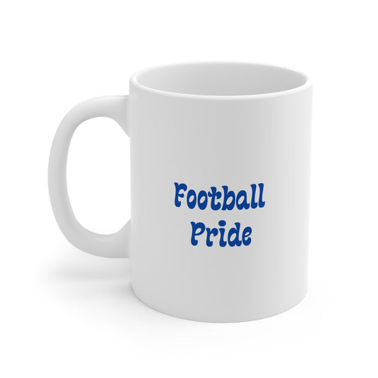 Football Pride 11oz White Mug