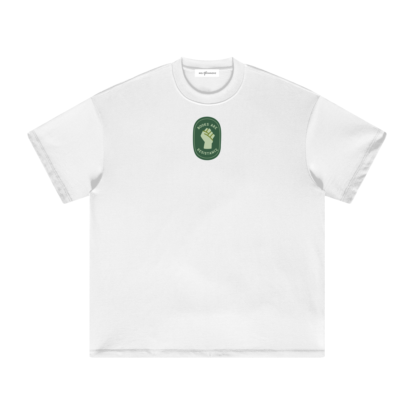 Books Are Resistance (Patch) Heavyweight T-Shirt