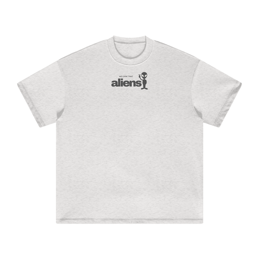 We Livin' That Aliens (Peace) Heavyweight T-Shirt