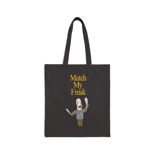 Match My Freak (Sword) Cotton Canvas Tote Bag