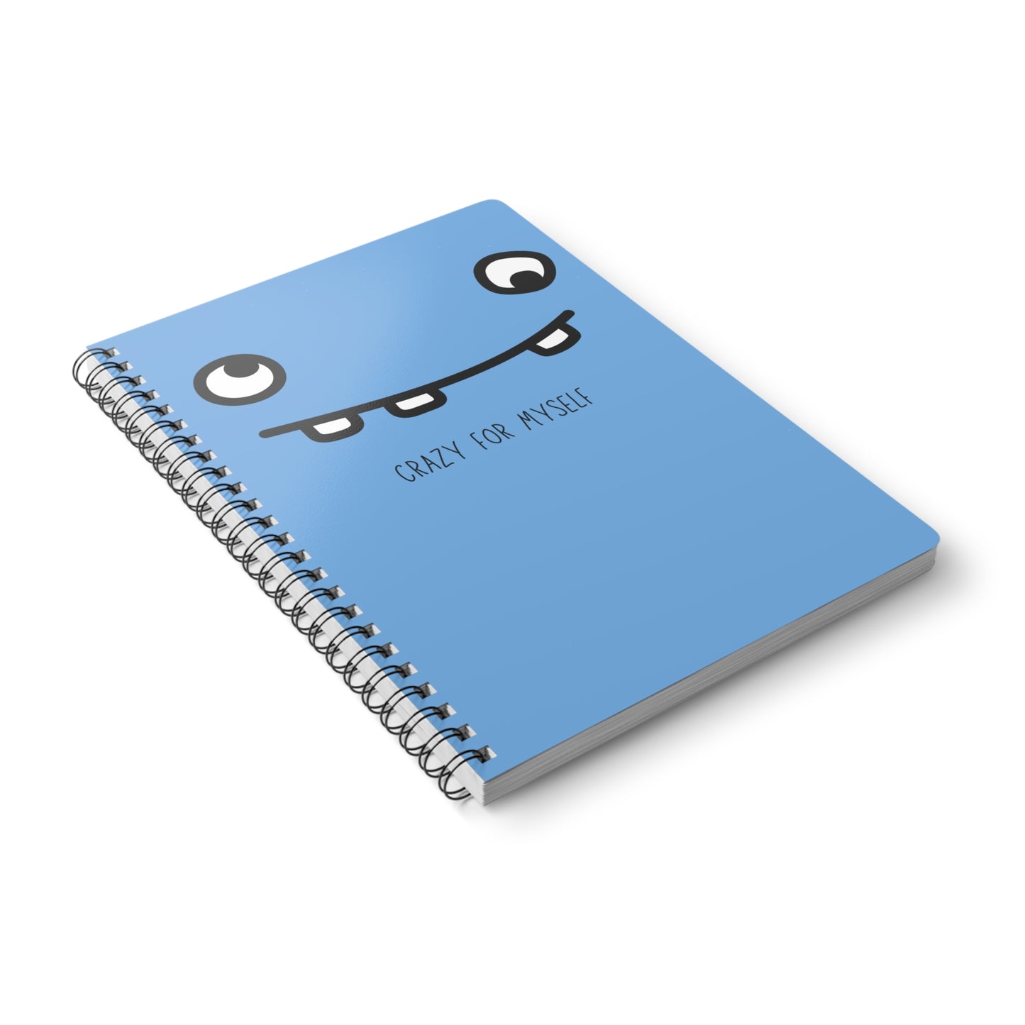 Crazy For Myself Wirobound Softcover Notebook, A5