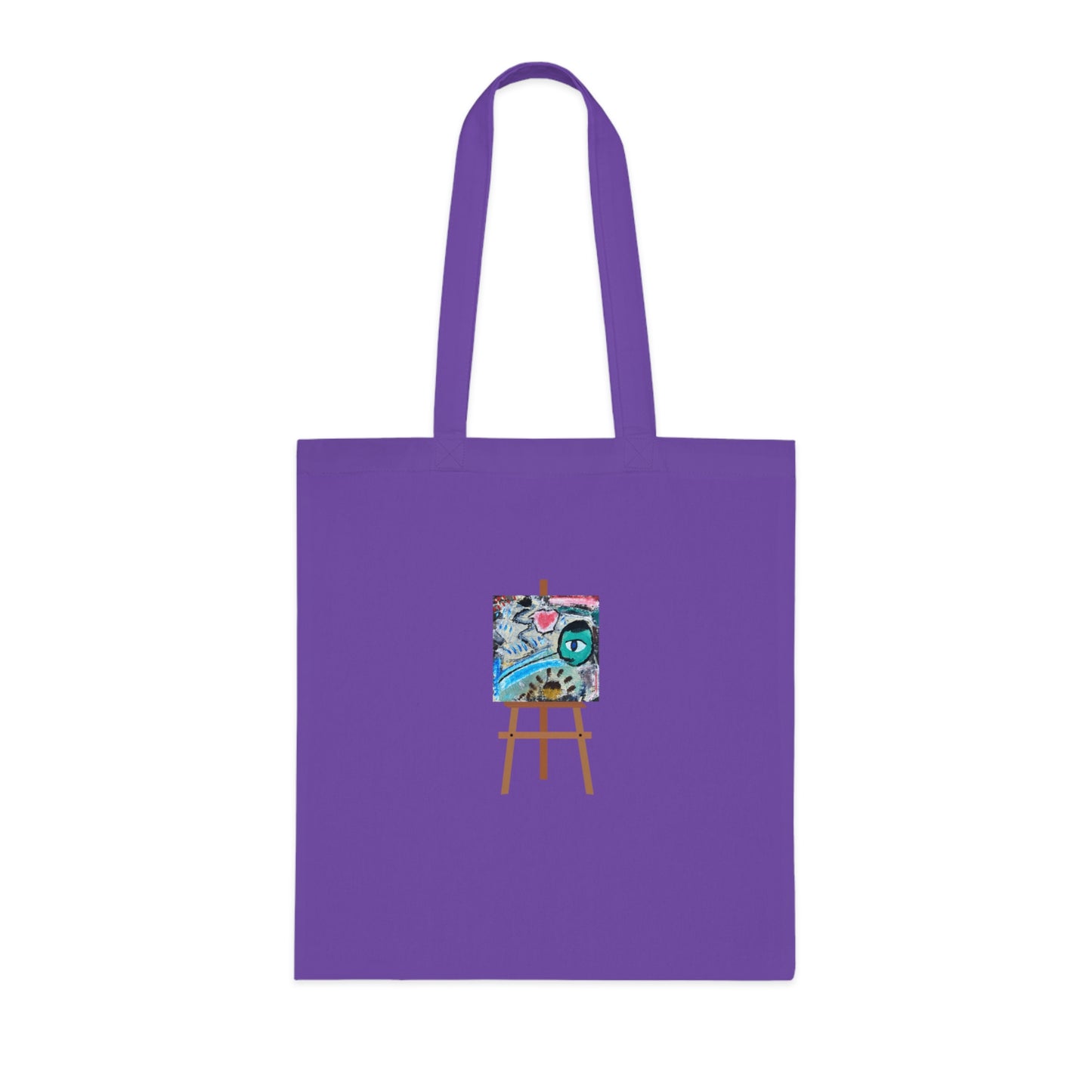 Heartscratcher (Easel) Cotton Tote