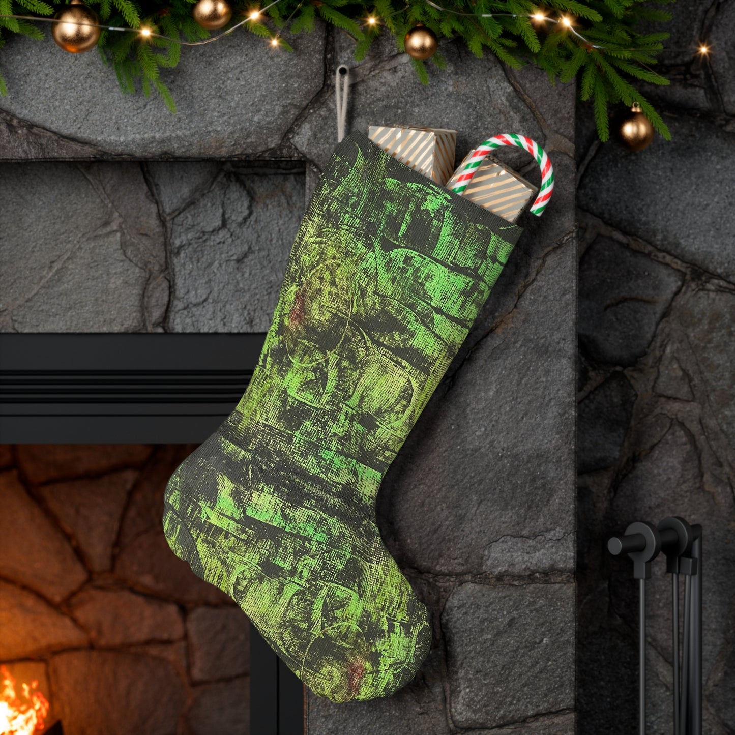 Neo Santa Stocking