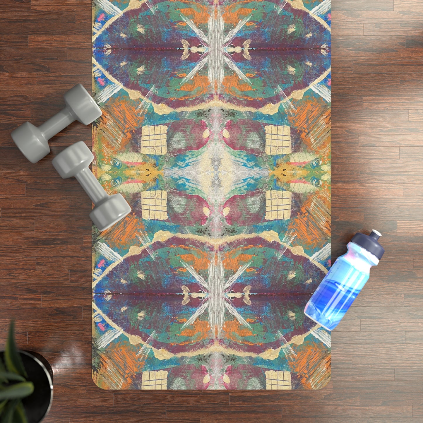 Cube-a Rubber Yoga Mat