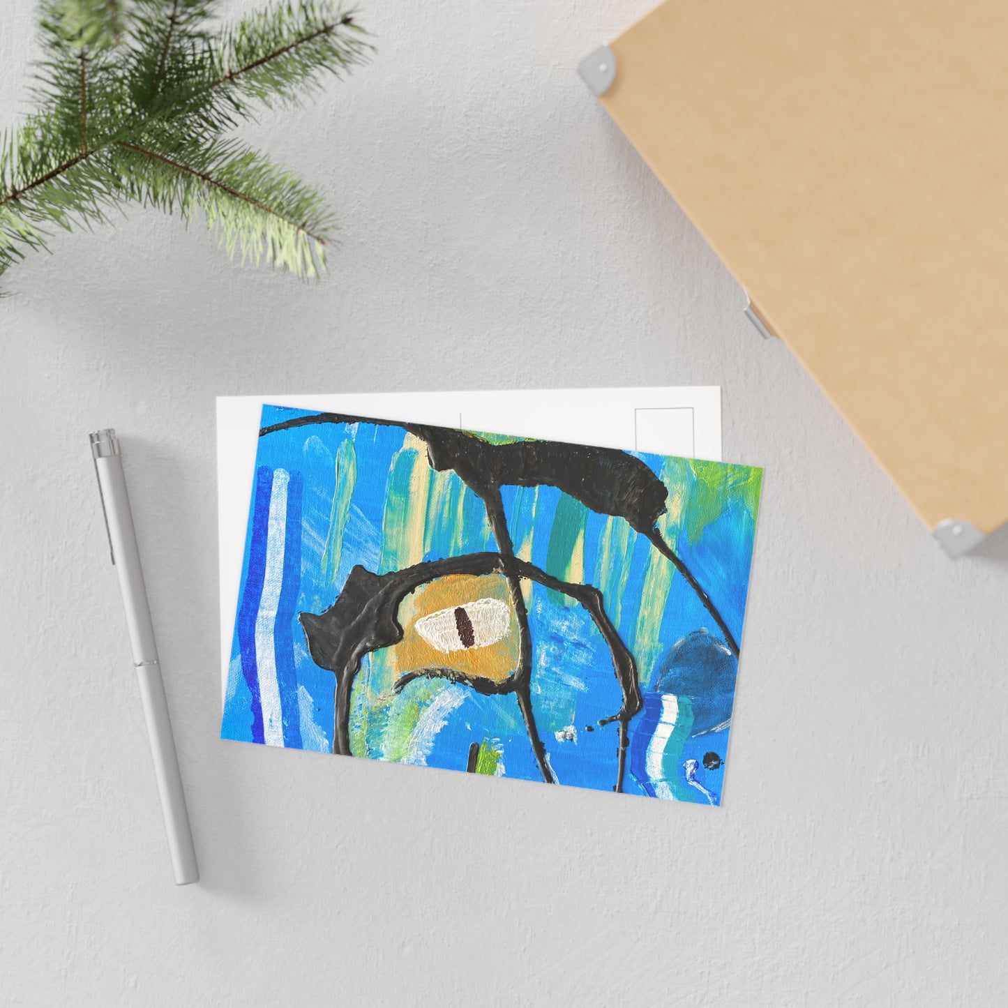 Ink Demo Dome Fine Art Postcards