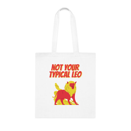 Not Your Typical Leo Cotton Tote