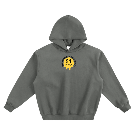 BRB Having A Meltdown Fleeced Boxy Hoodie