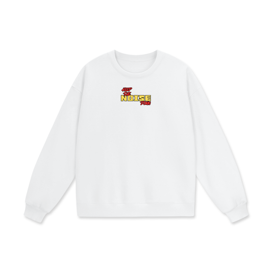 Keep The Noise Down Heavyweight Drop Shoulder Oversized Fleece Sweatshirt