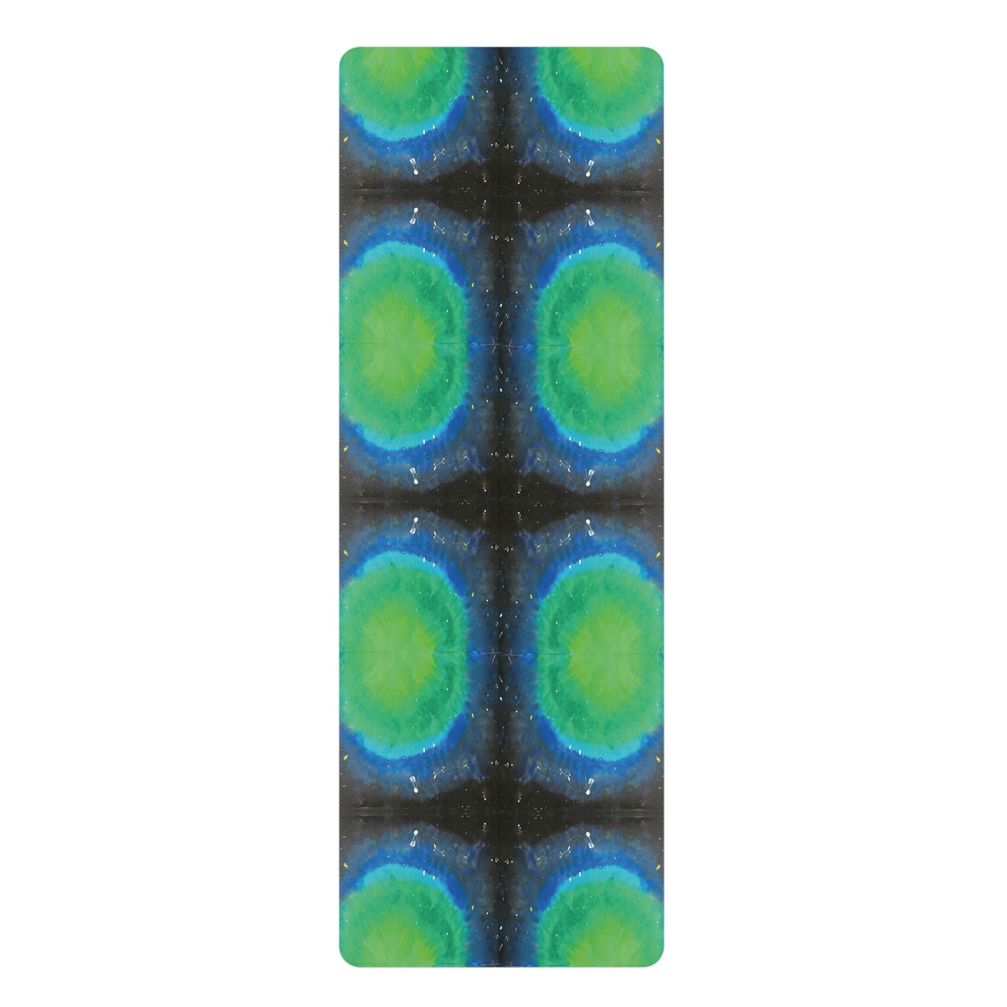 Still Big But Green Rubber Yoga Mat
