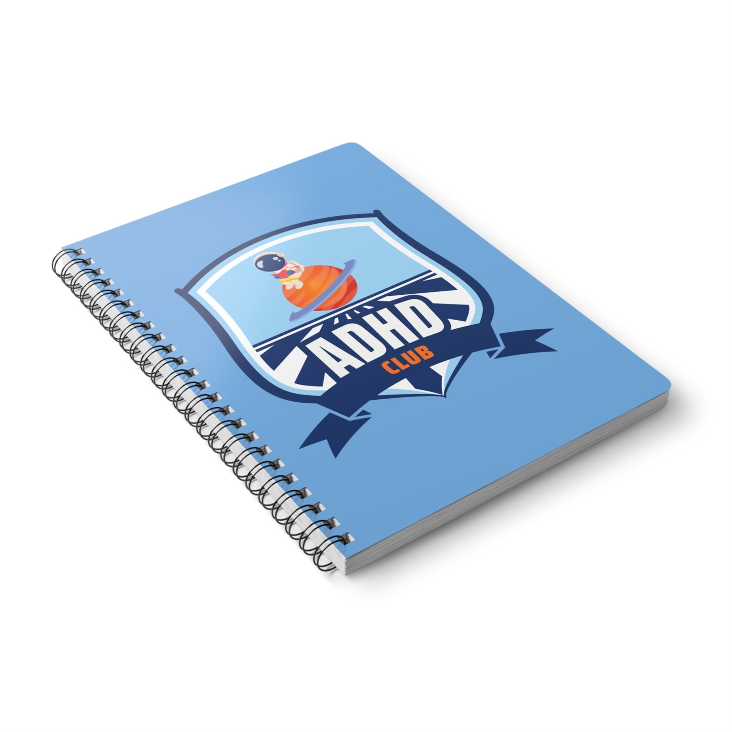 ADHD Club Wirobound Softcover Notebook, A5