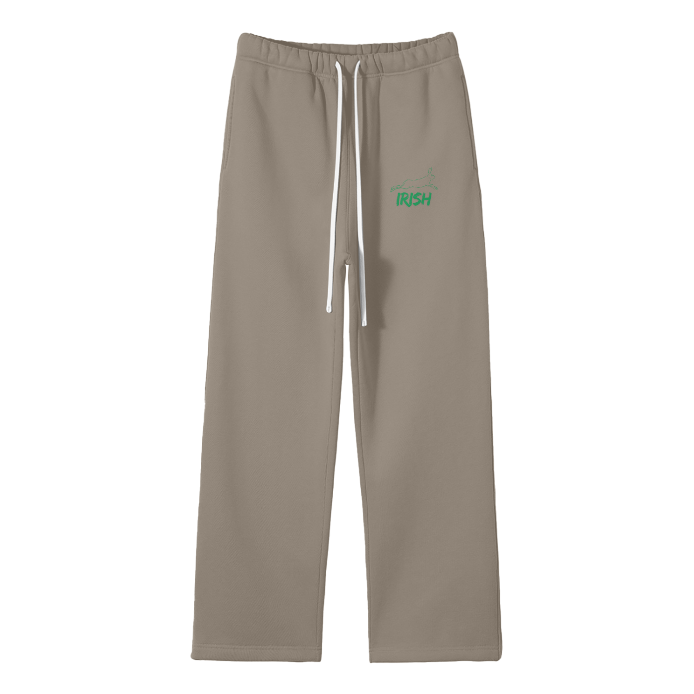 Irish Streetwear Fleece Straight Leg Pants