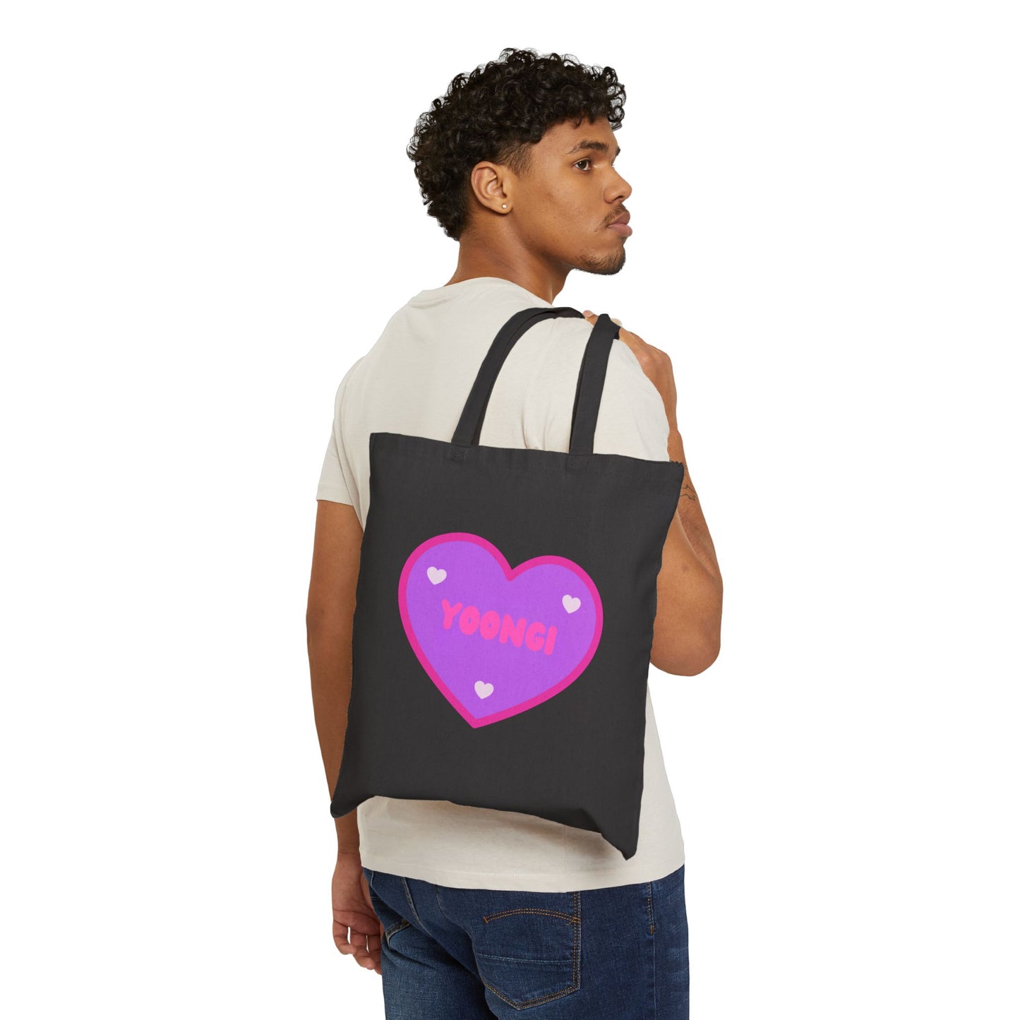 Yoongi Cotton Canvas Tote Bag