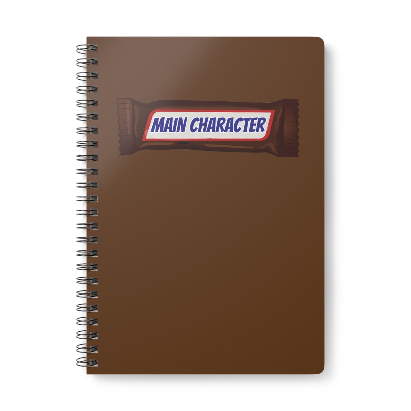 Main Character Wirobound Softcover Notebook, A5