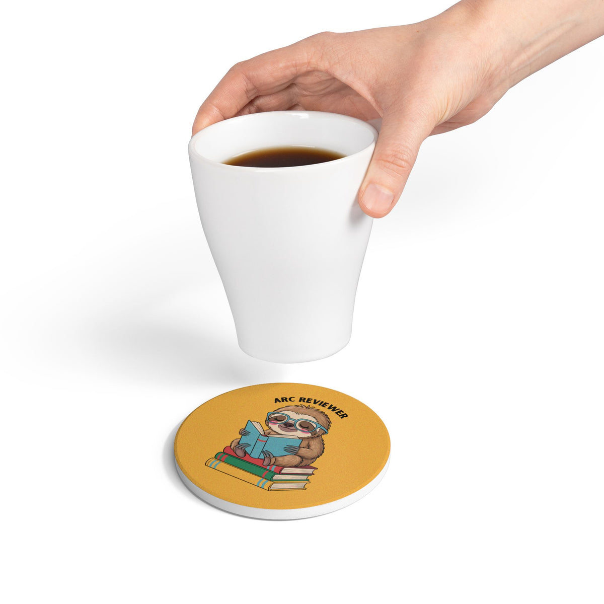 Arc Reviewer (Sloth) Ceramic Coaster