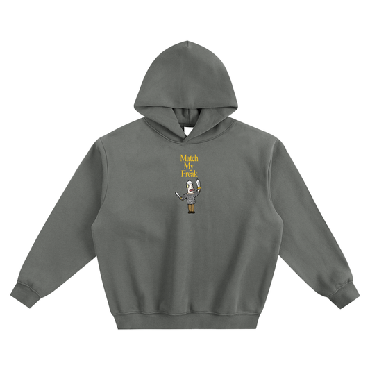 Match My Freak (Sword) Fleeced Boxy Hoodie