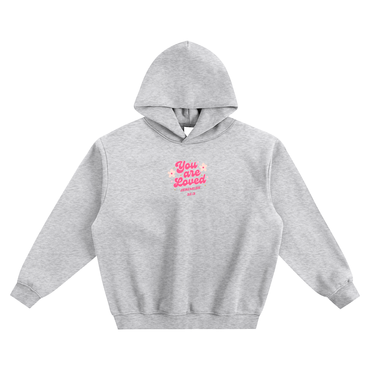 You Are Loved Fleeced Boxy Hoodie