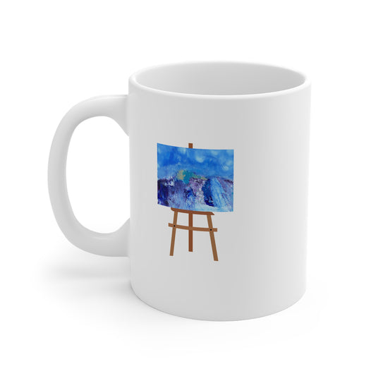 Jus' Peak (Easel)11oz White Mug