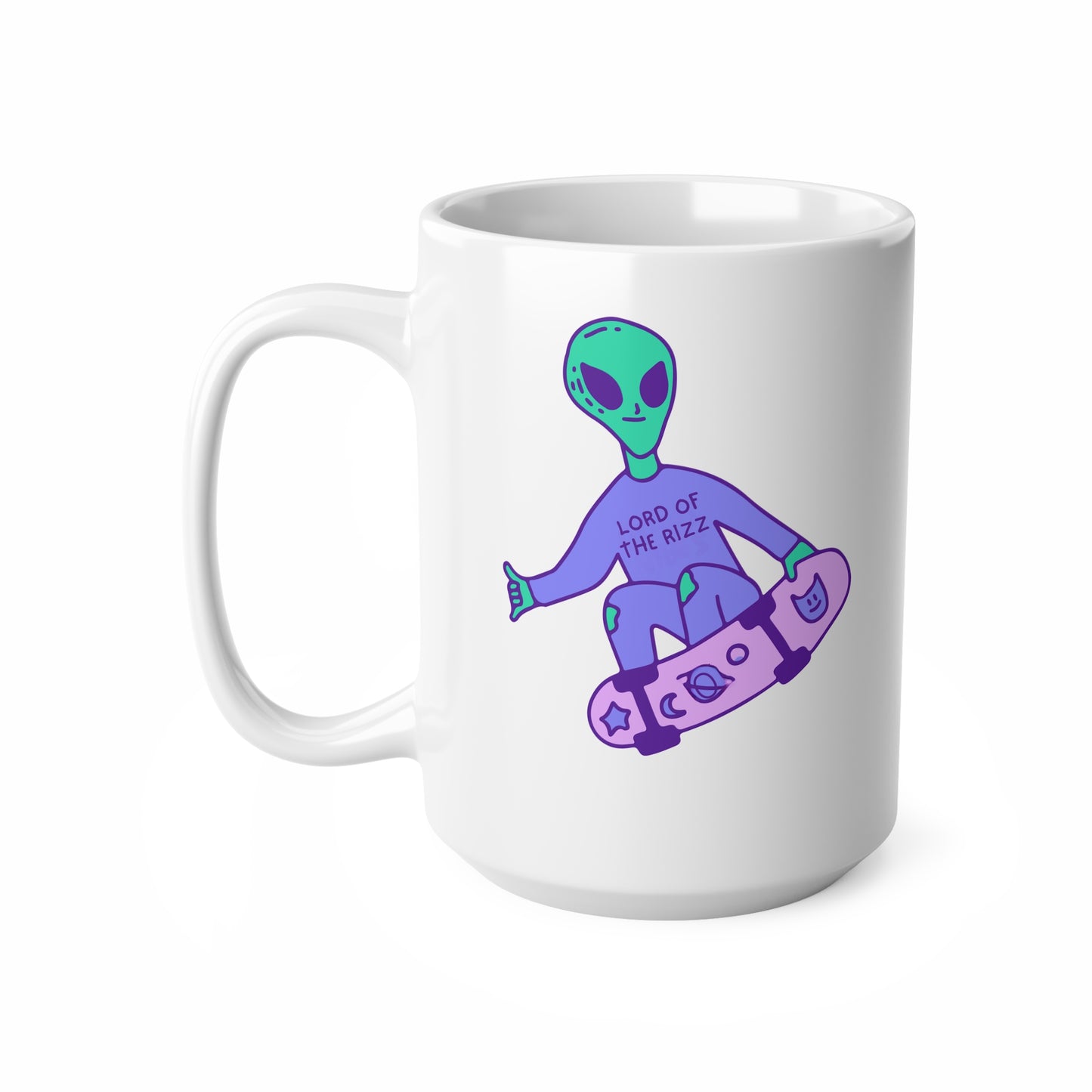 Lord Of The Rizz Ceramic Coffee Cup, 15oz