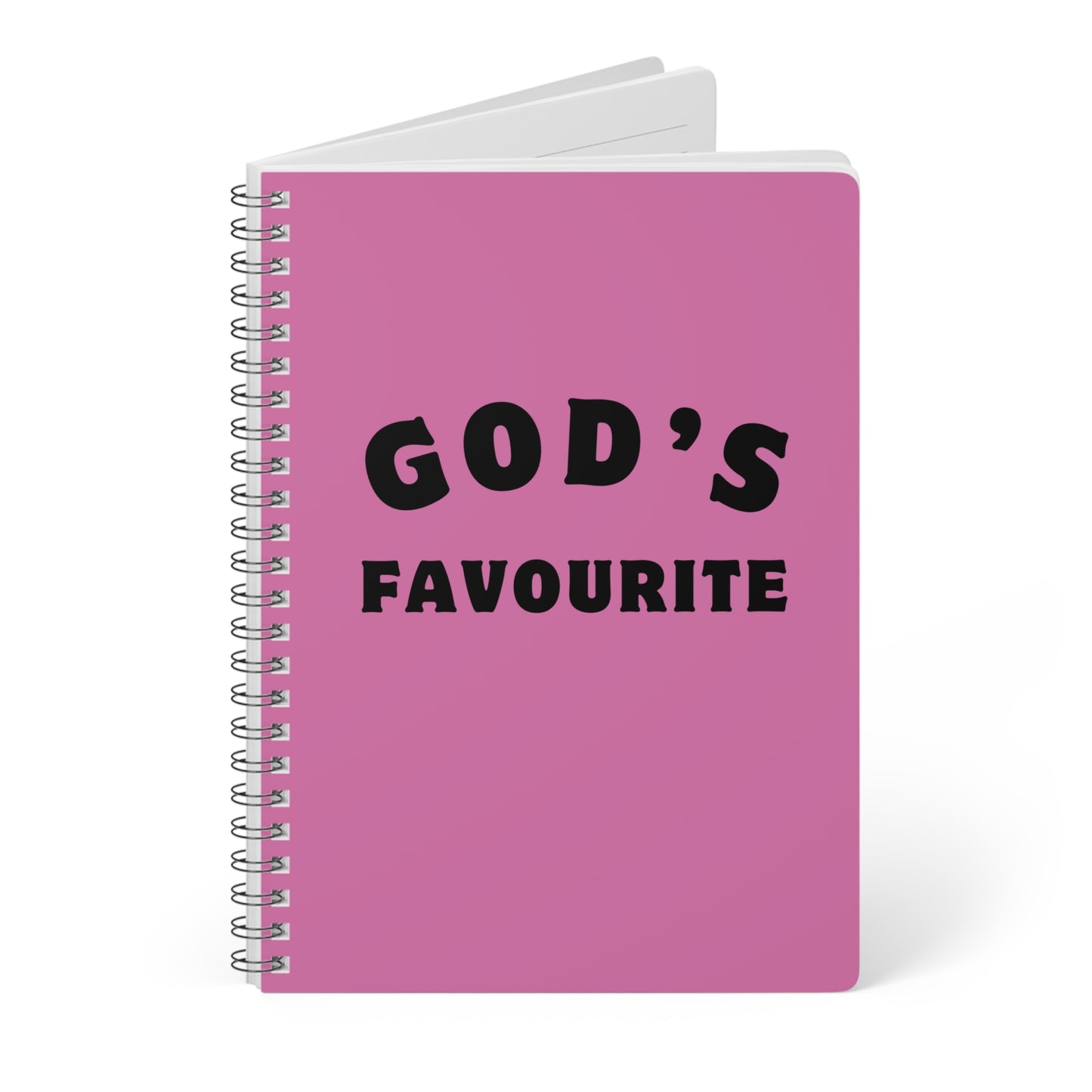 God's Favourite Wirobound Softcover Notebook, A5