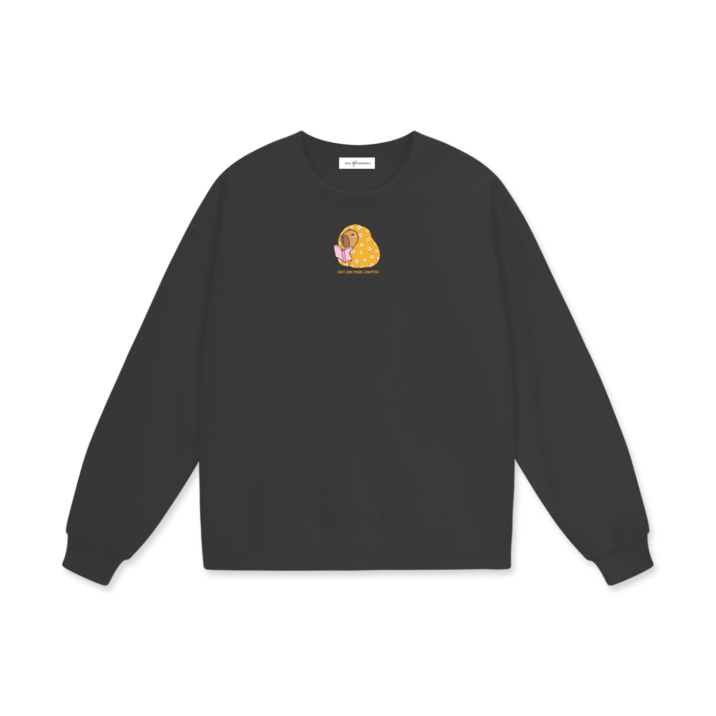 Just One More Chapter (Capybara) Heavyweight Drop Shoulder Sweatshirt