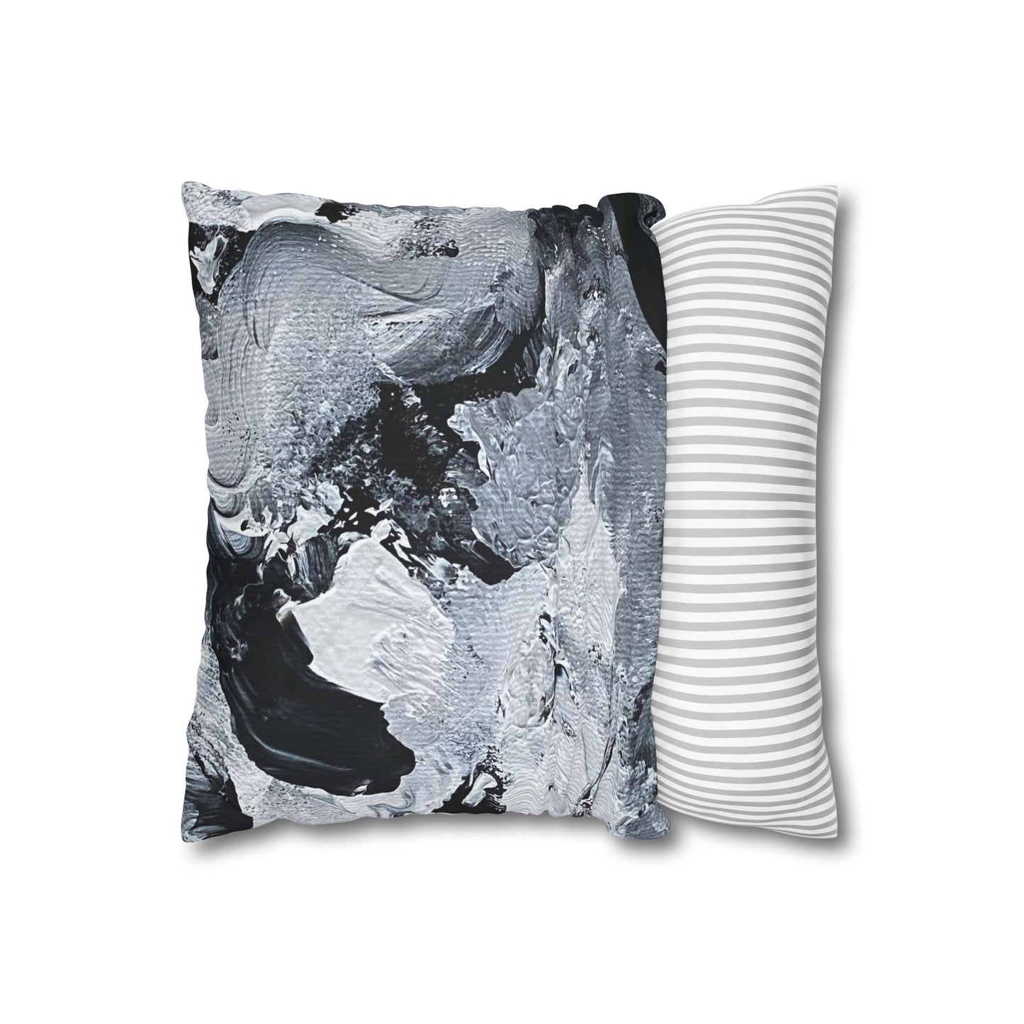 Onyx Moron Square Poly Canvas Pillowcase