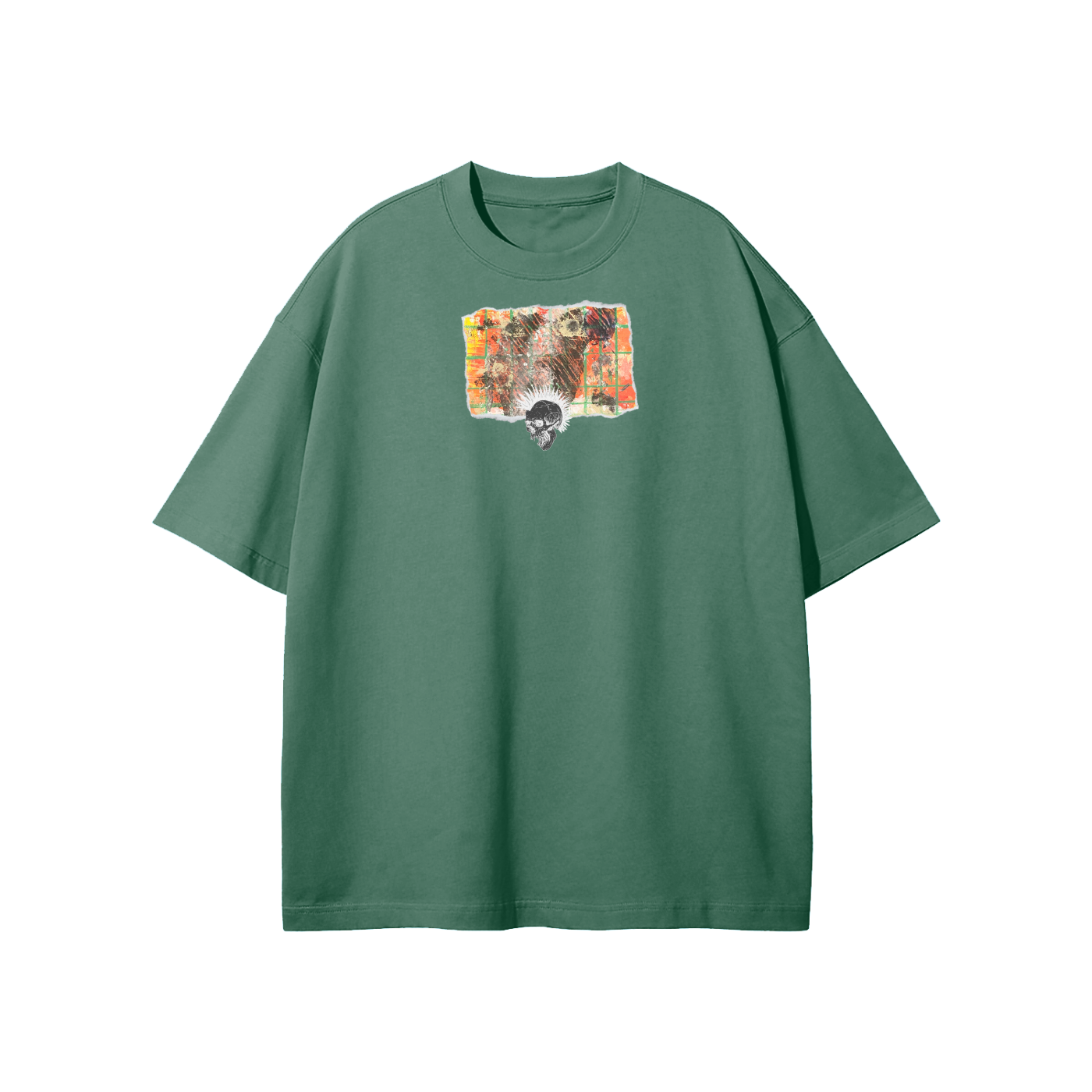 Dmitri (Skull) Streetwear Heavyweight Loose Fit T-Shirt