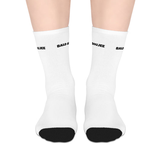 Bald And Boujee Mid-length Socks