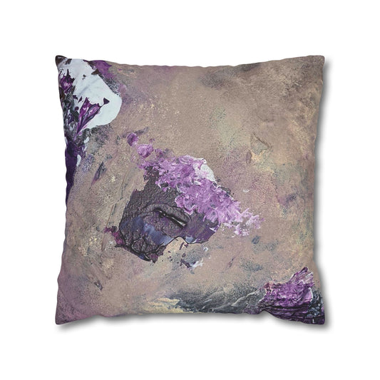 Something Cosmic Square Poly Canvas Pillowcase