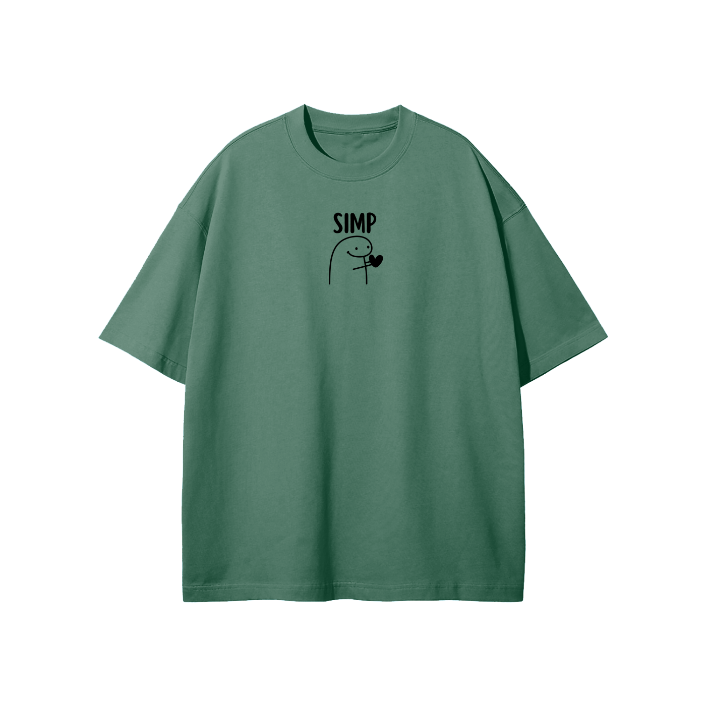 Simp (Heart) Streetwear Heavyweight Loose Fit T-Shirt