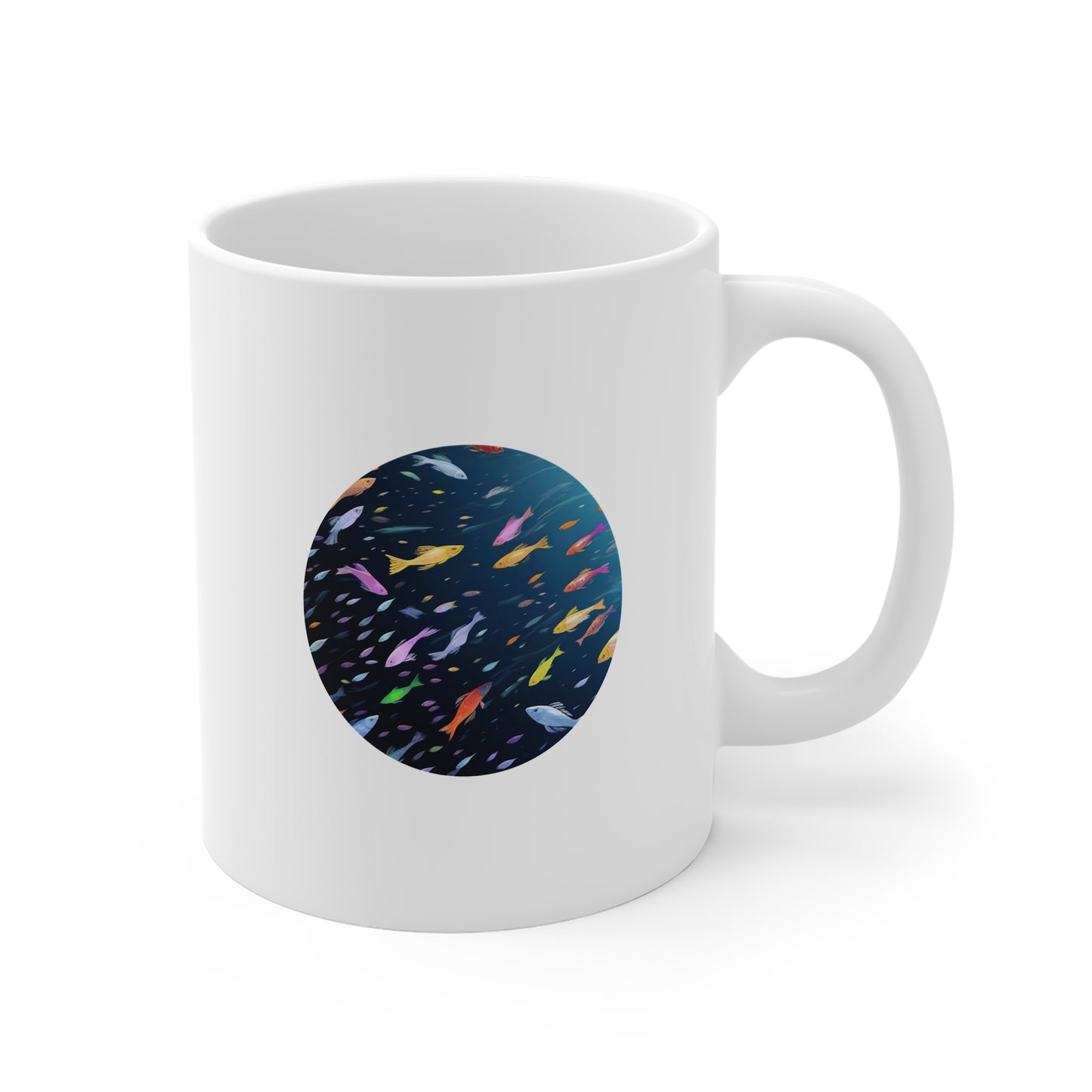 Fiish 11oz White Mug
