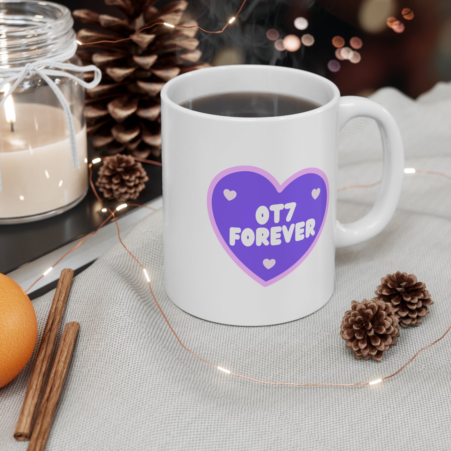 OT7 Forever 11oz White Mug