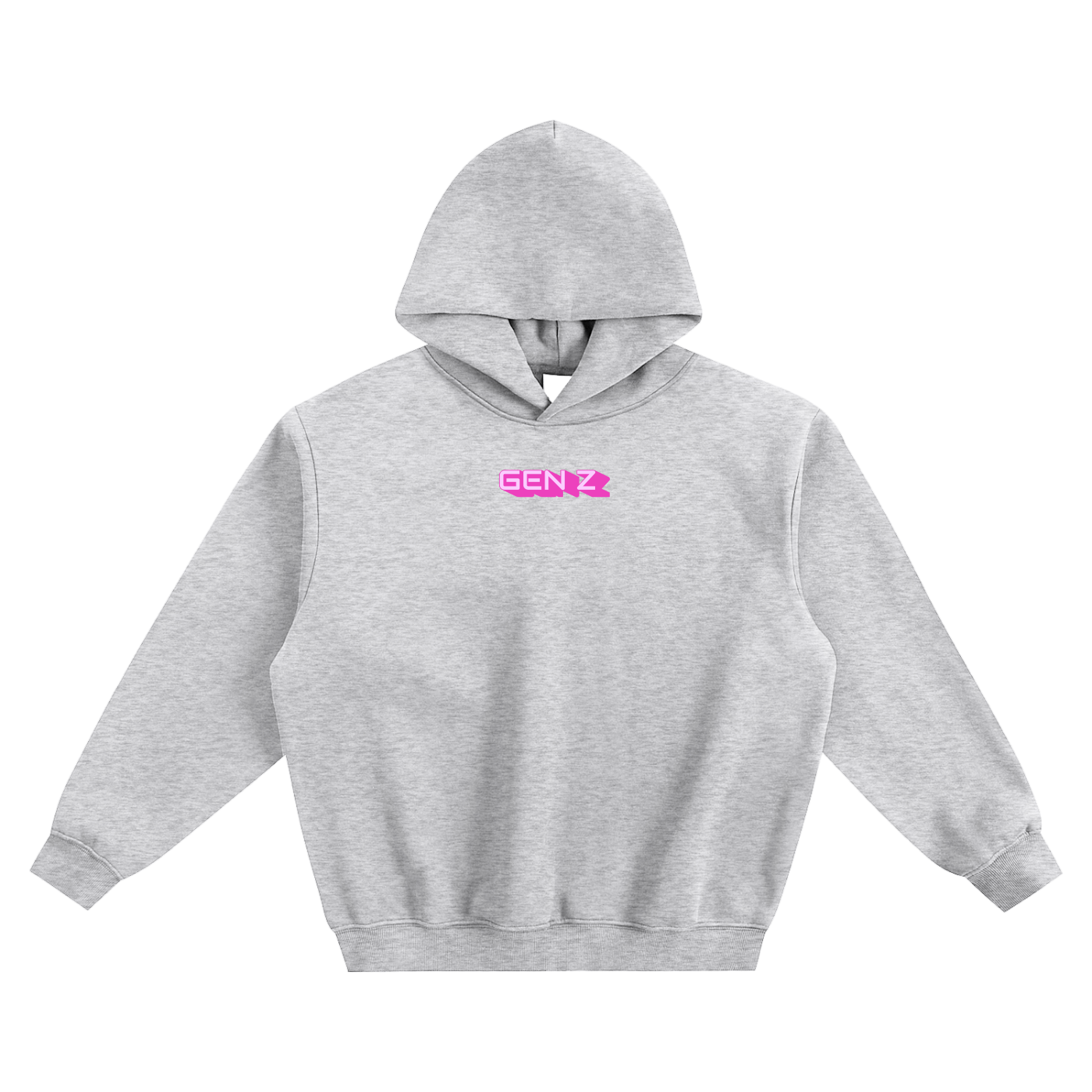 Gen Z Fleeced Boxy Hoodie
